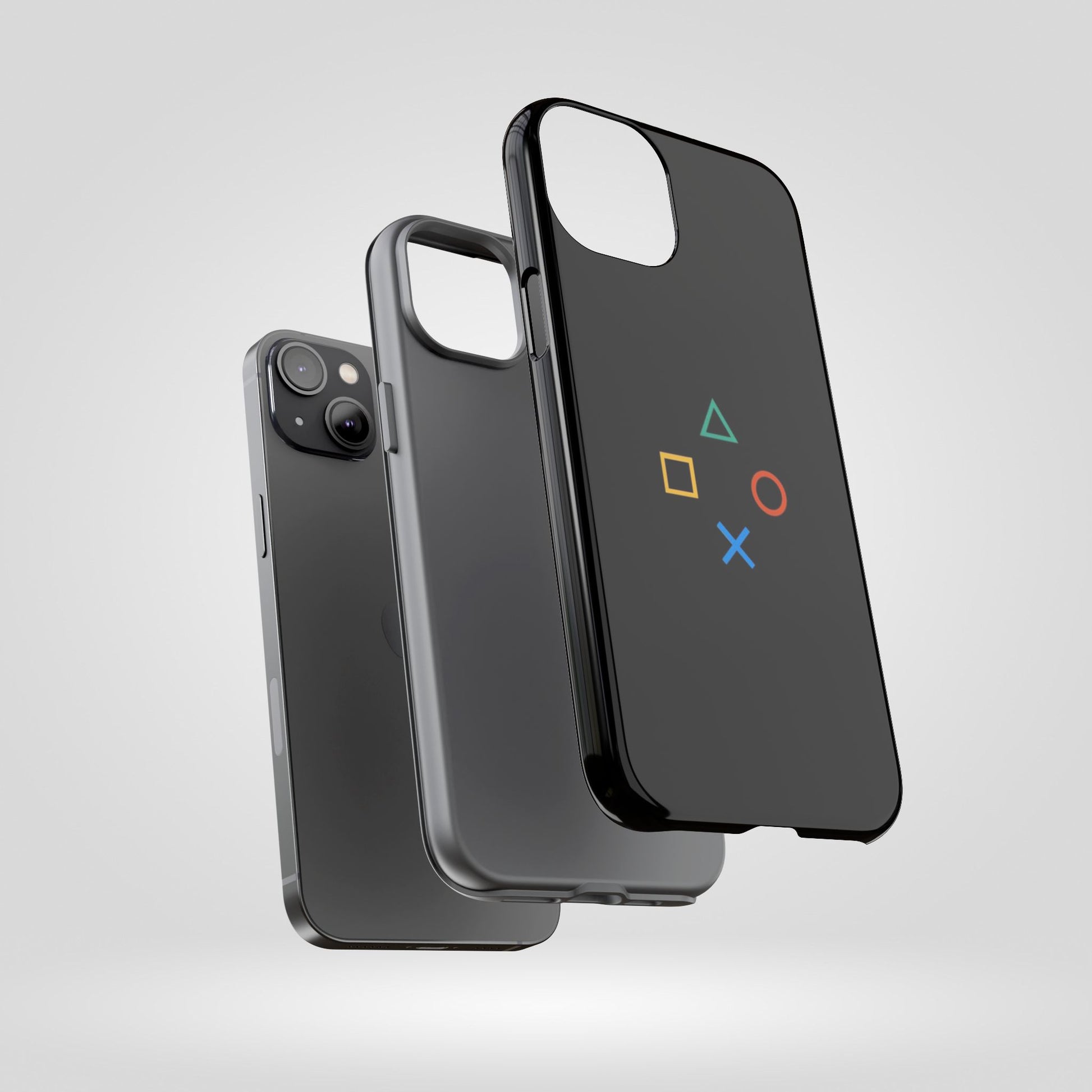 PlayStation Symbol Minimal Tough Case for iPhone - Gamer Accessories - Roe Creation