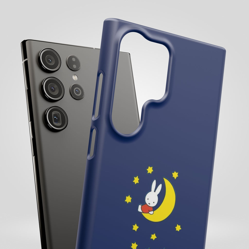 Miffy Phone Case, Moon Snap Case for Phone - Nighttime Design, iPhone, Samsung - Roe Creation