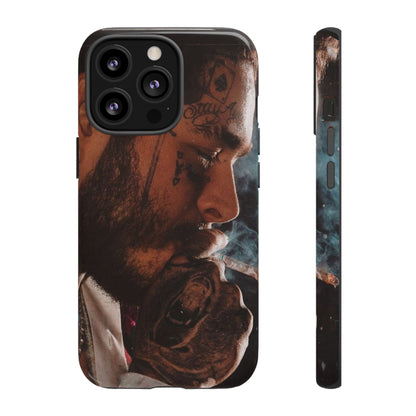 Post Malone Tough Cases for Fans - Artistic Phone Case with Smoky Vibe