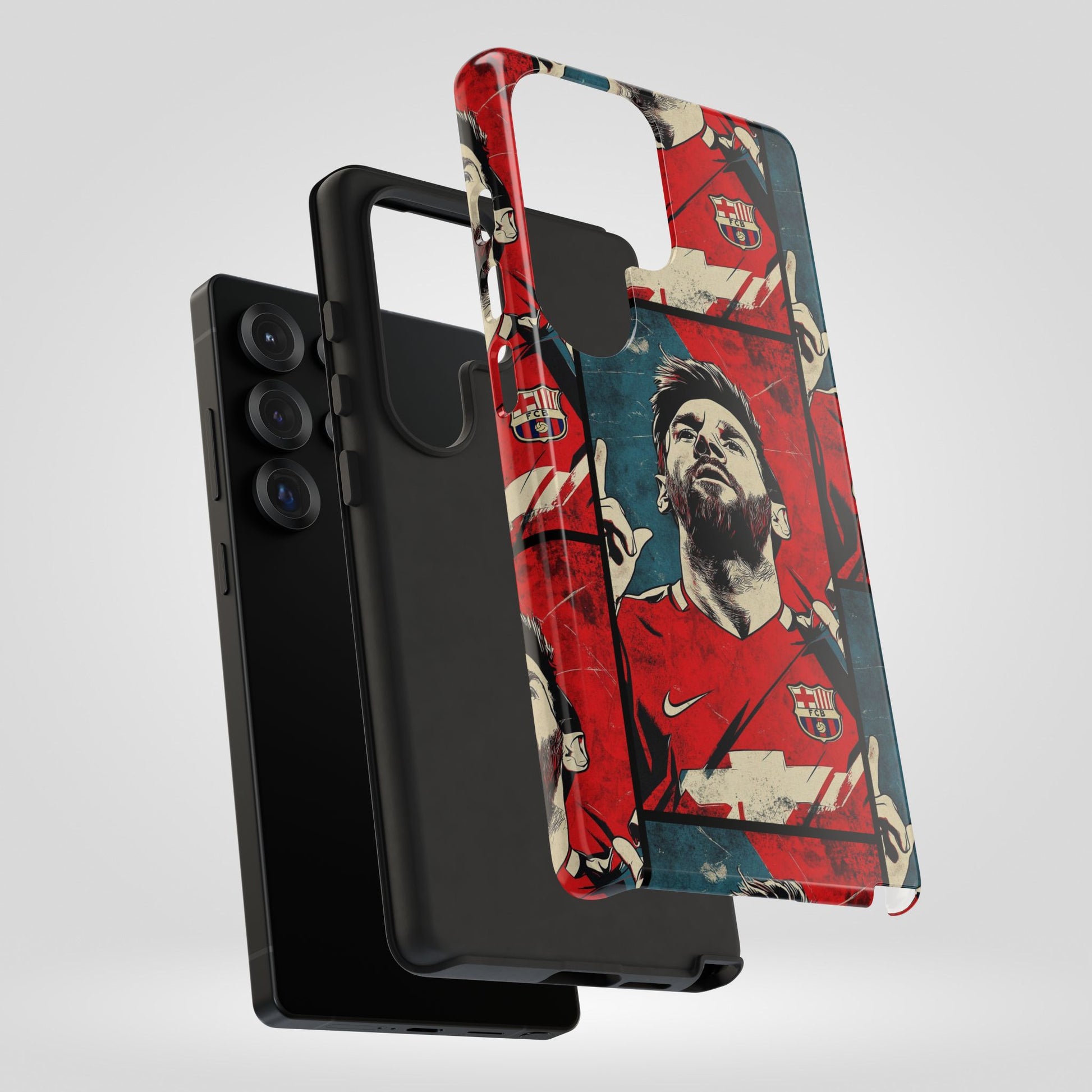 Lionel Messi Tough Phone Case - Messi Illustration for Fans - Roe Creation