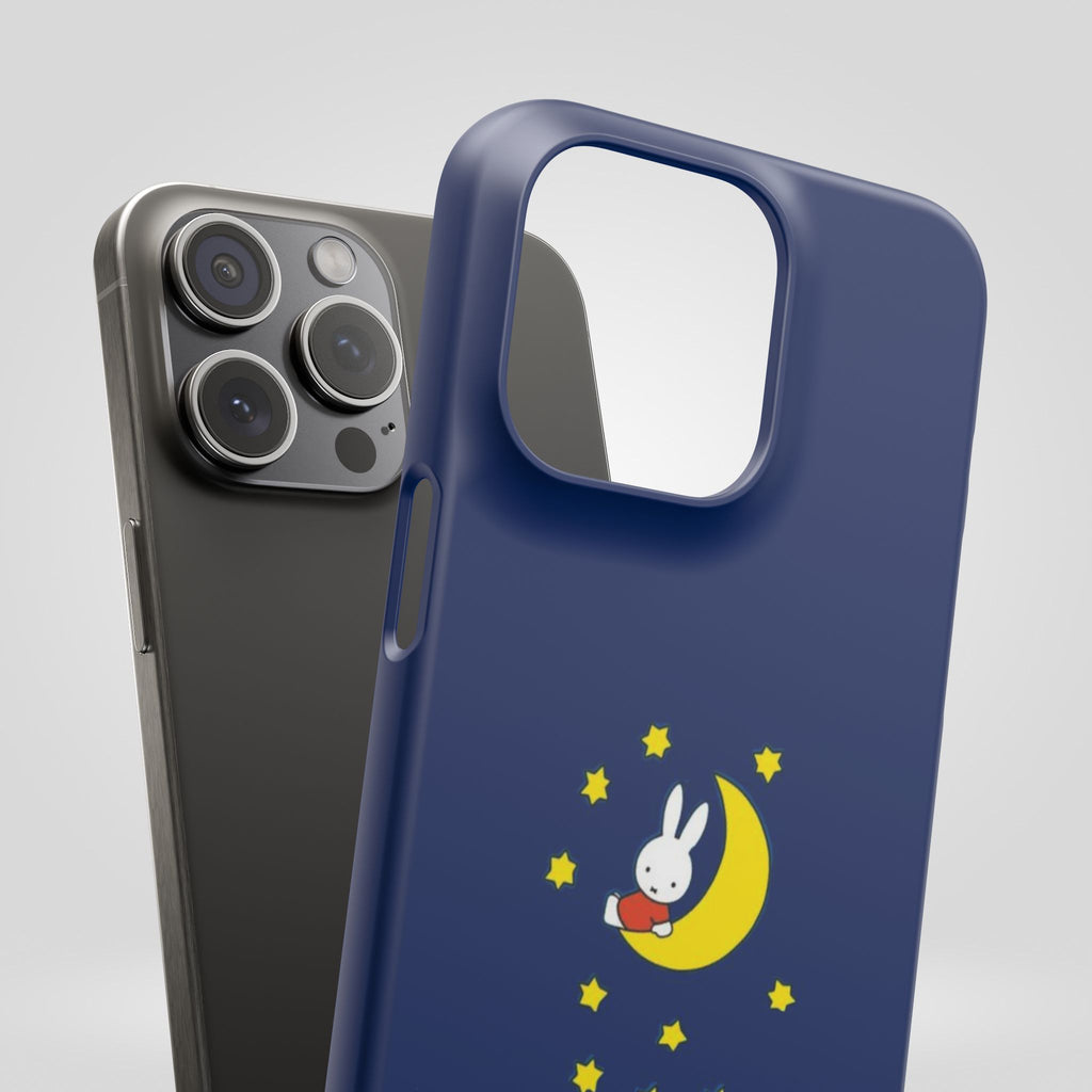 Miffy Phone Case, Moon Snap Case for Phone - Nighttime Design, iPhone, Samsung - Roe Creation