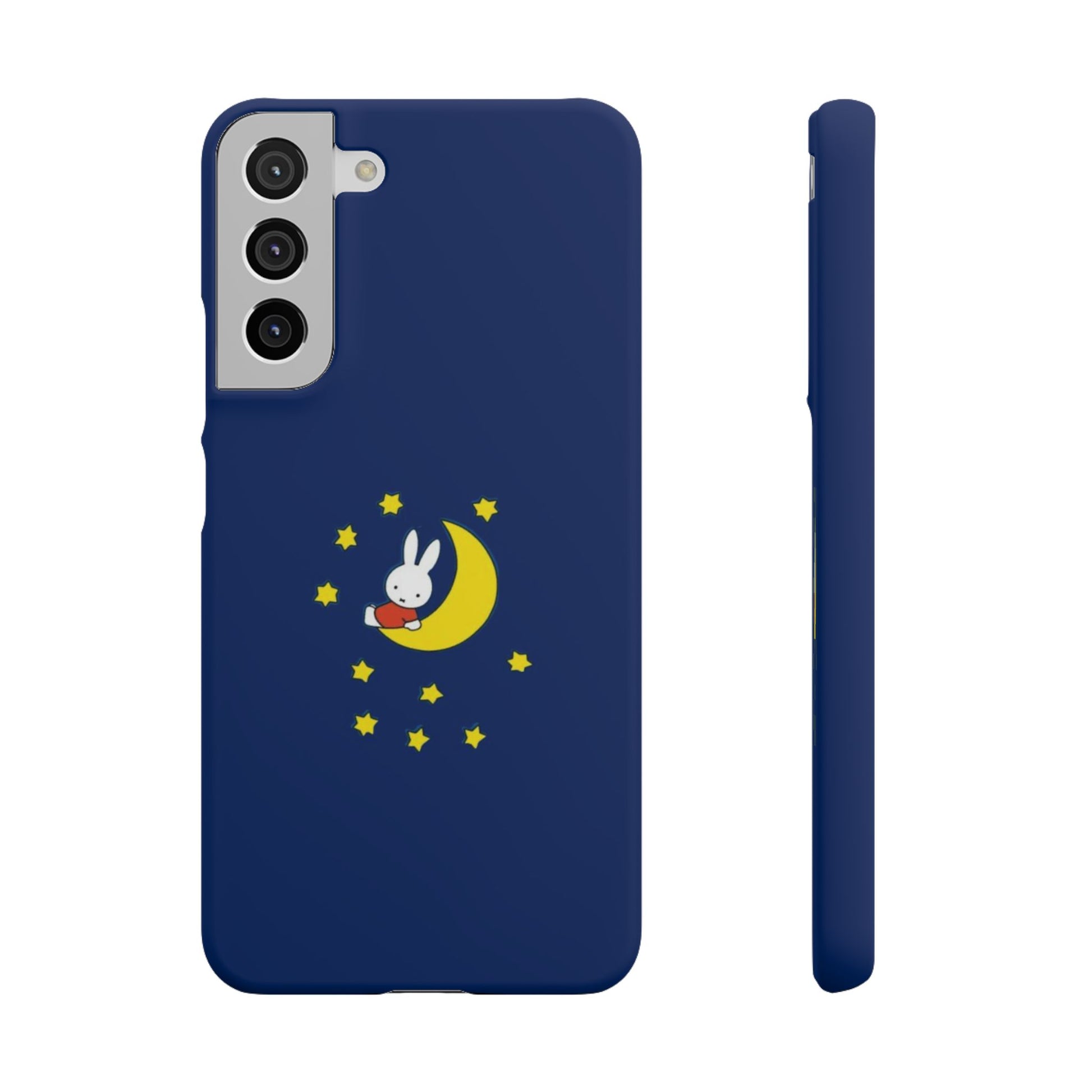 Miffy Phone Case, Moon Snap Case for Phone - Nighttime Design, iPhone, Samsung - Roe Creation