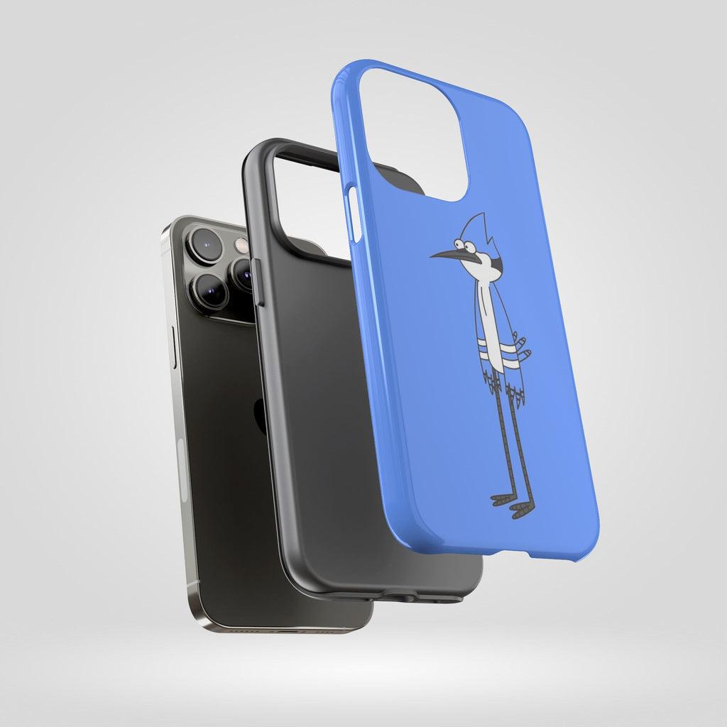 Regular Show Bold Blue Phone Case with Cartoon Design - Roe Creation