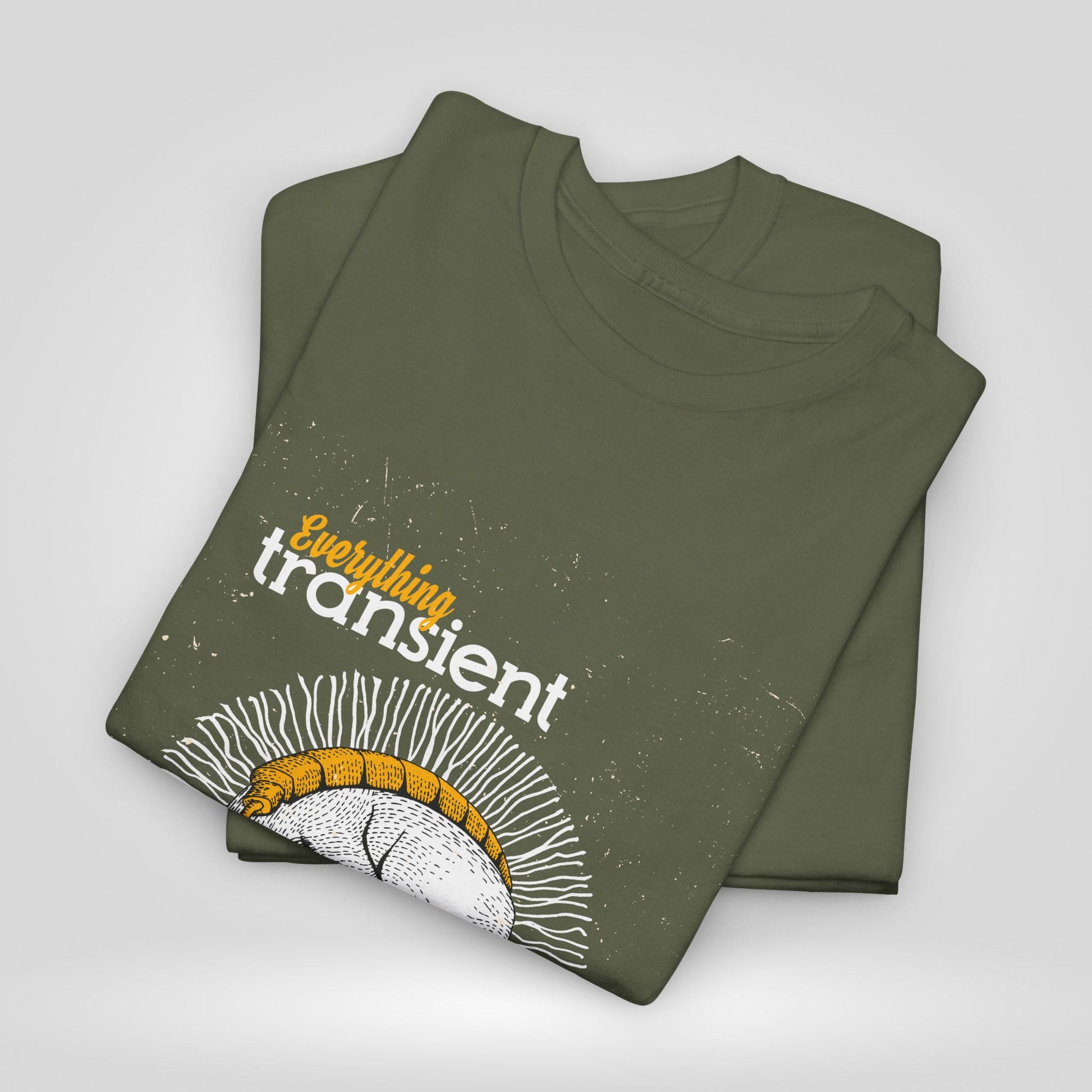 Eternal Music Unisex Heavy Cotton Tee - Transient Design for Music Lovers - Roe Creation