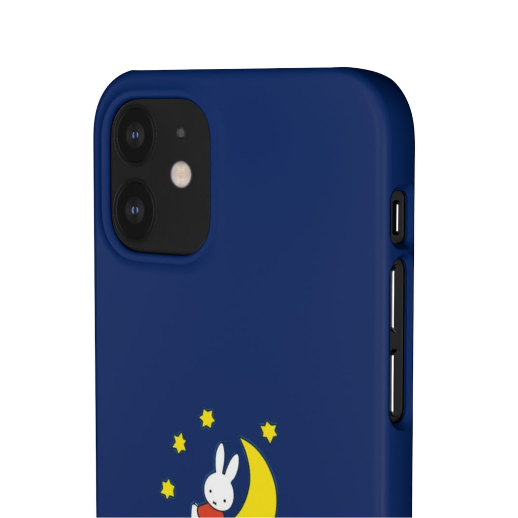 Miffy Phone Case, Moon Snap Case for Phone - Nighttime Design, iPhone, Samsung - Roe Creation