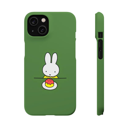 Miffy Phone Case, Snap Case, Green Miffy - iPhone, Samsung