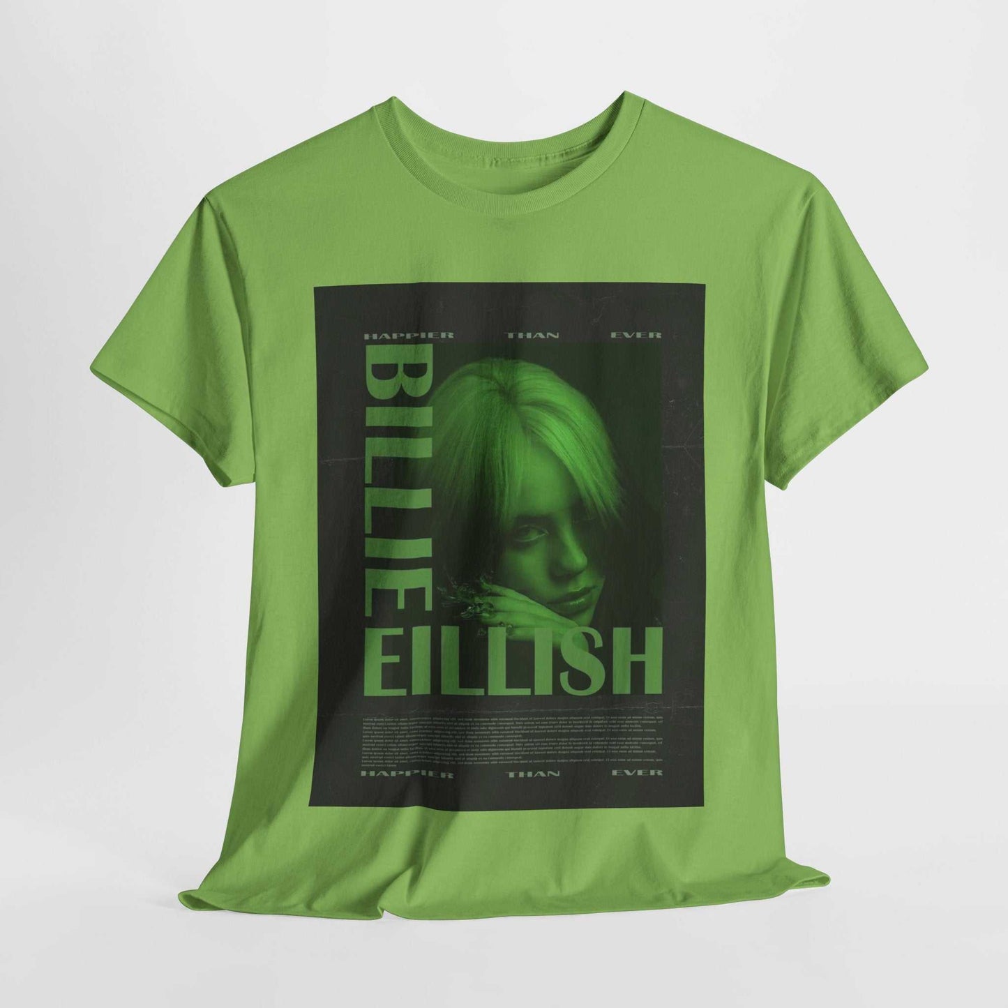 Billie Eillish Musician Unisex Heavy Cotton Tee for Lovers - Roe Creation