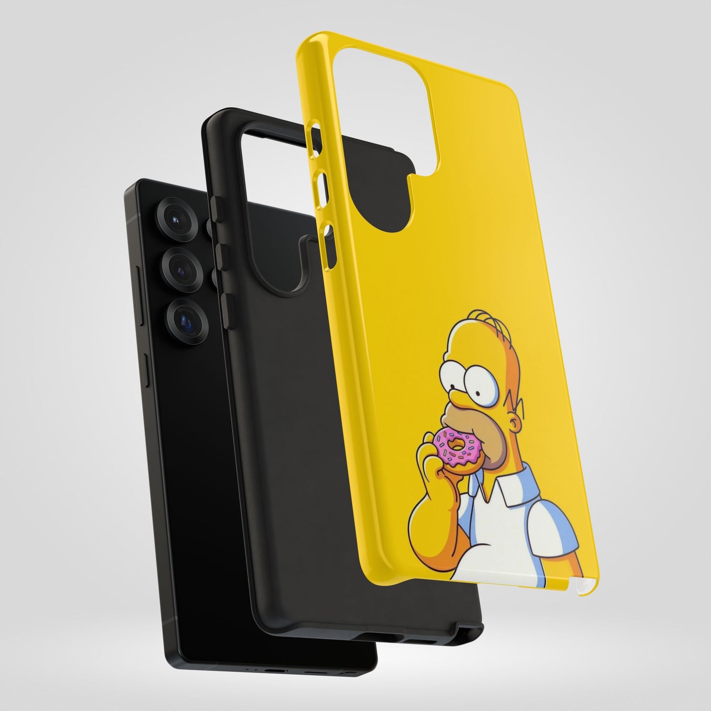 Homer Simpson Phone Case - iPhone, Samsung, Unique Protection for Fans, Cartoon Phone Cover, Gift for Simpsons Lovers, Durable Tough Case