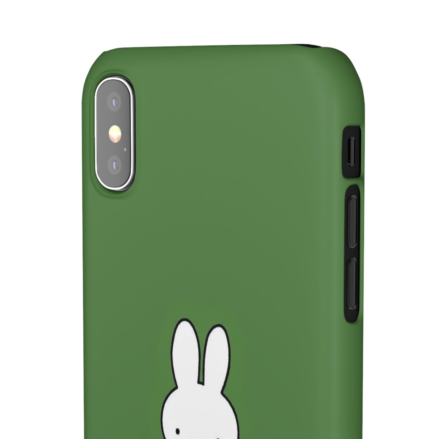 Miffy Phone Case, Snap Case, Green Miffy - iPhone, Samsung