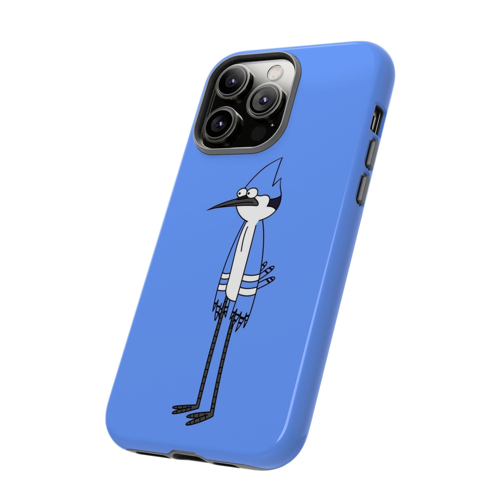 Regular Show Bold Blue Phone Case with Cartoon Design - Roe Creation