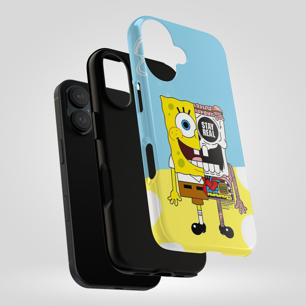 Stay Real Spongebob Tough iPhone Case for Lovers - Roe Creation
