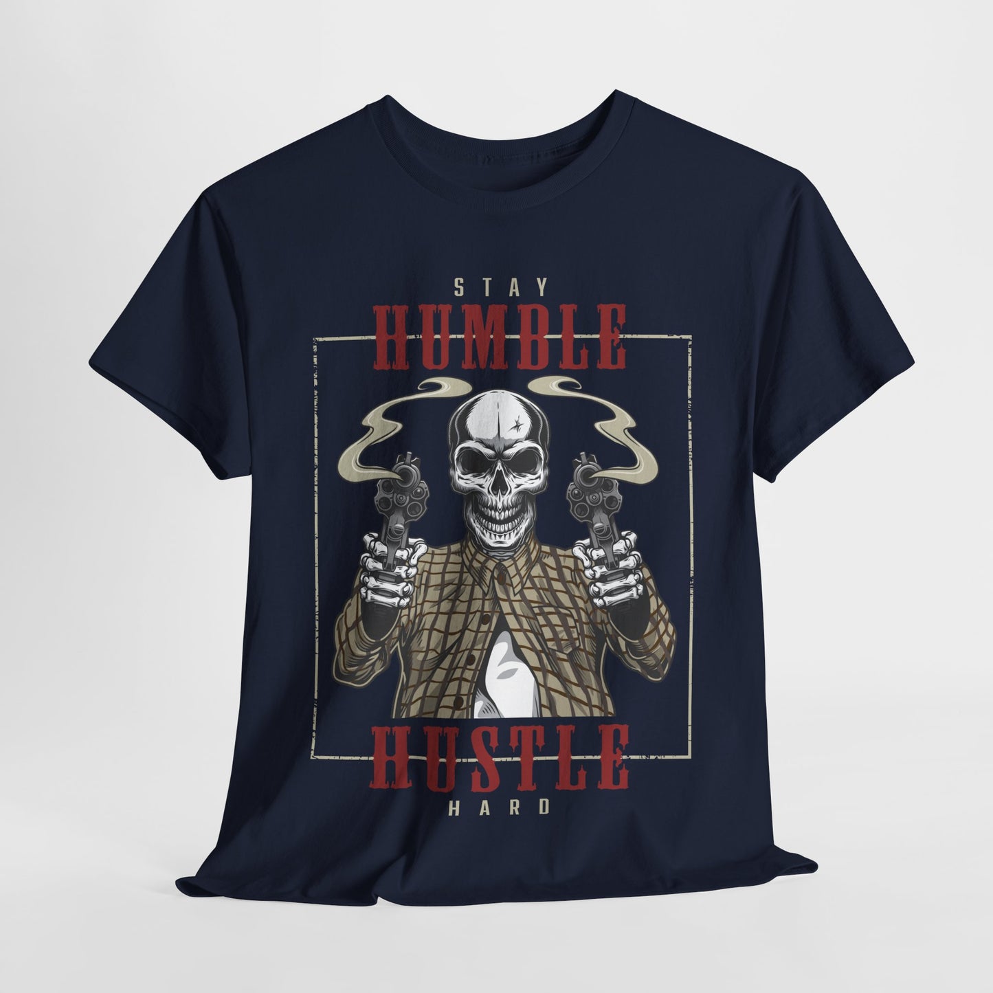 Stay Humble Hustle Hard Unisex Heavy Cotton Tee - Roe Creation