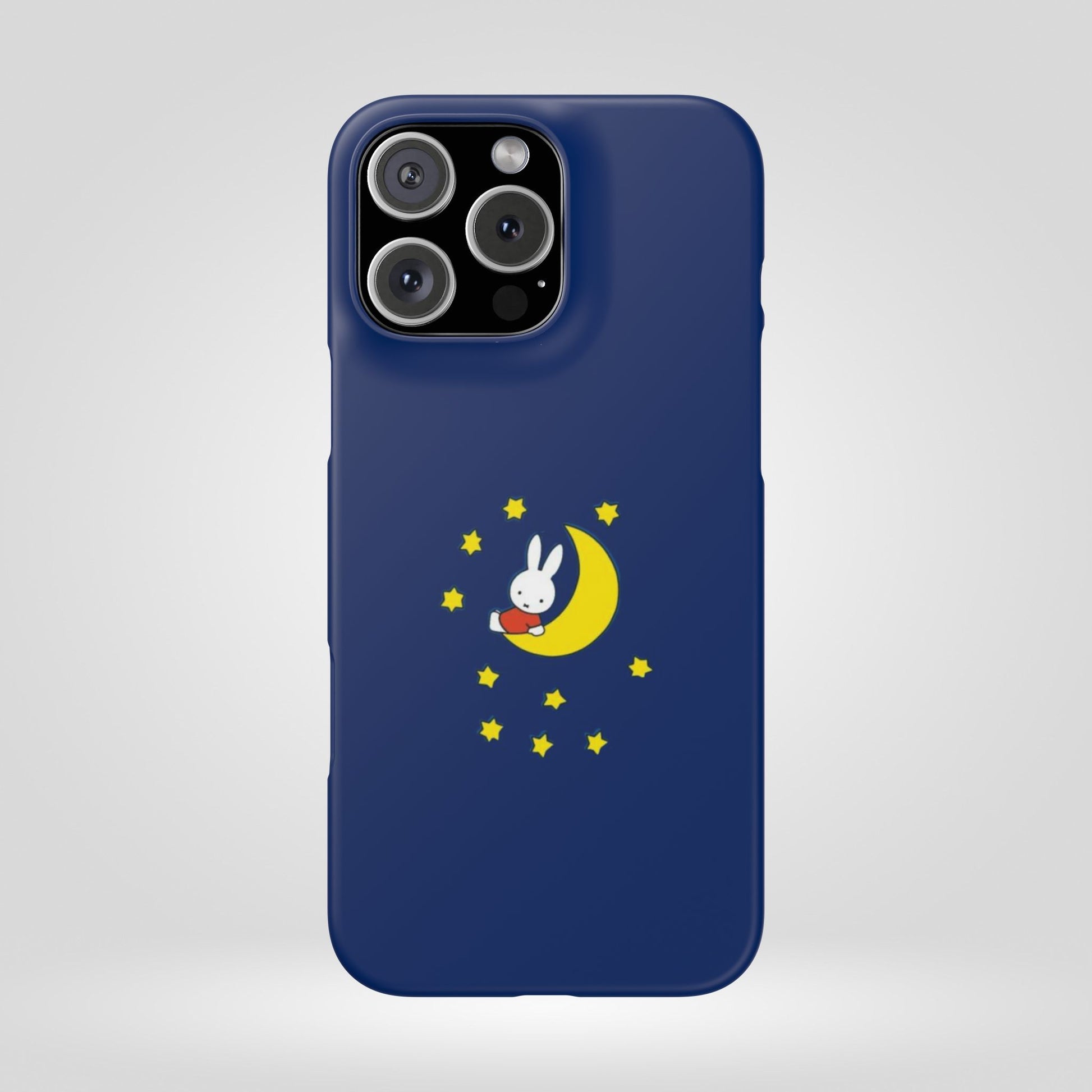 Miffy Phone Case, Moon Snap Case for Phone - Nighttime Design, iPhone, Samsung - Roe Creation