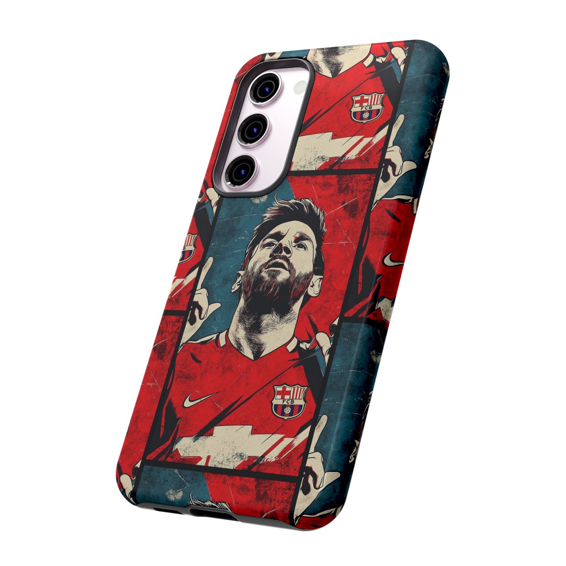 Lionel Messi Tough Phone Case - Messi Illustration for Fans - Roe Creation