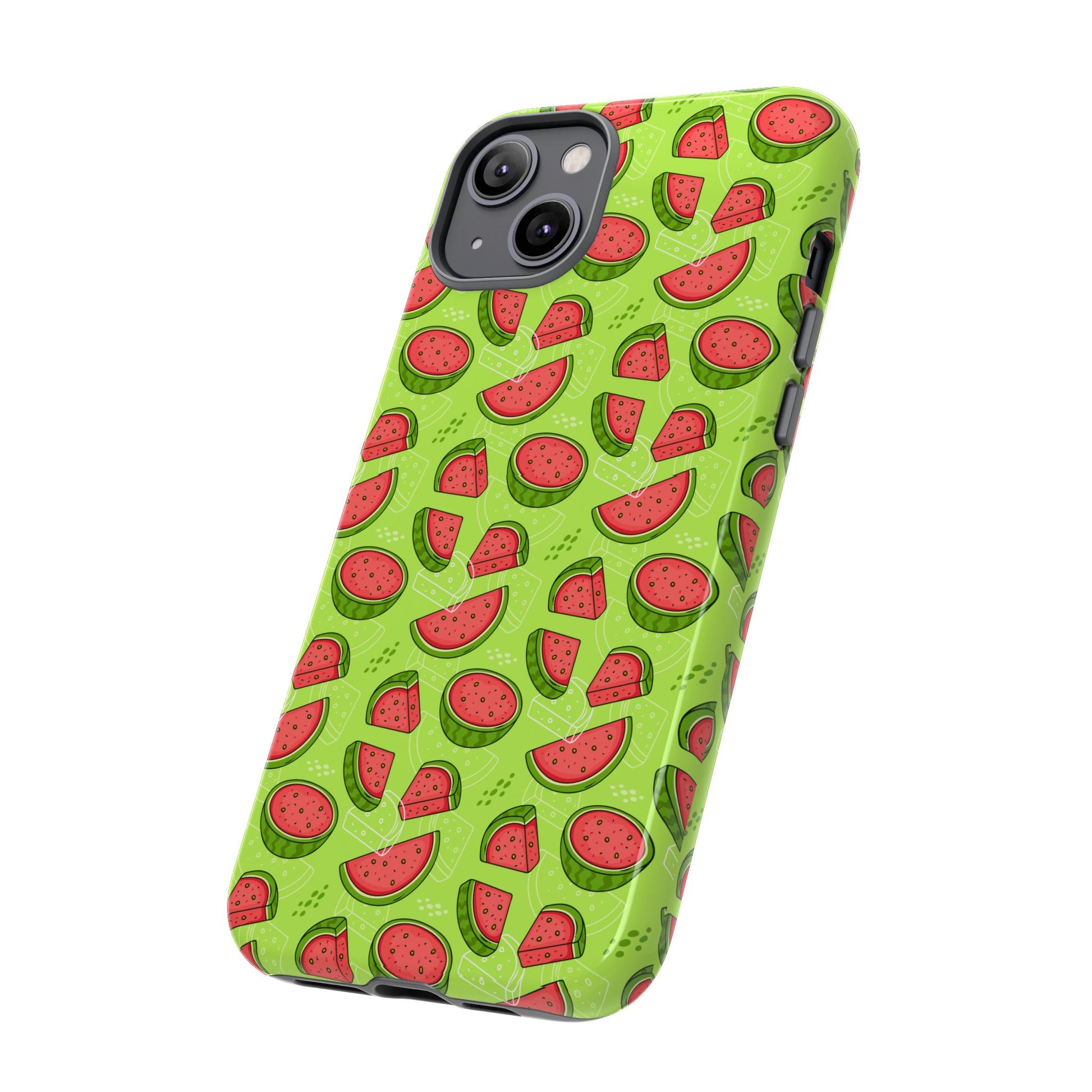 Watermelon Tough iPhone Case – Vibrant Fruit Phone Cover for Summer Vibes - Roe Creation