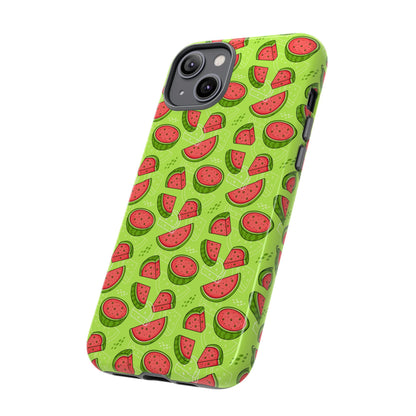 Watermelon Tough iPhone Case – Vibrant Fruit Phone Cover for Summer Vibes - Roe Creation