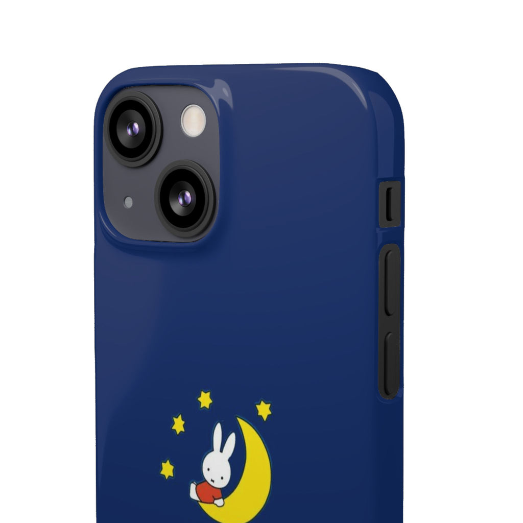Miffy Phone Case, Moon Snap Case for Phone - Nighttime Design, iPhone, Samsung - Roe Creation