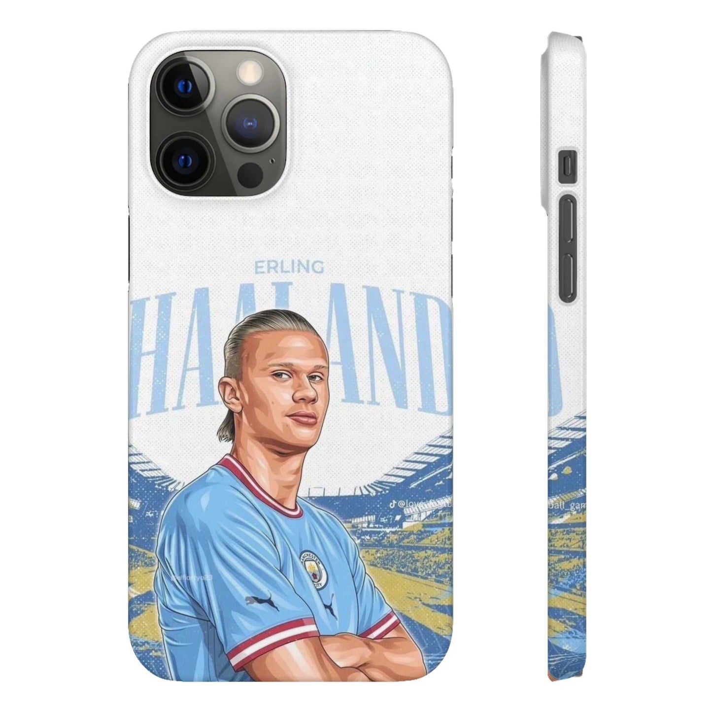 Erling Haaland Snap Case | Personalized Phone Case for Manchester City Fans.