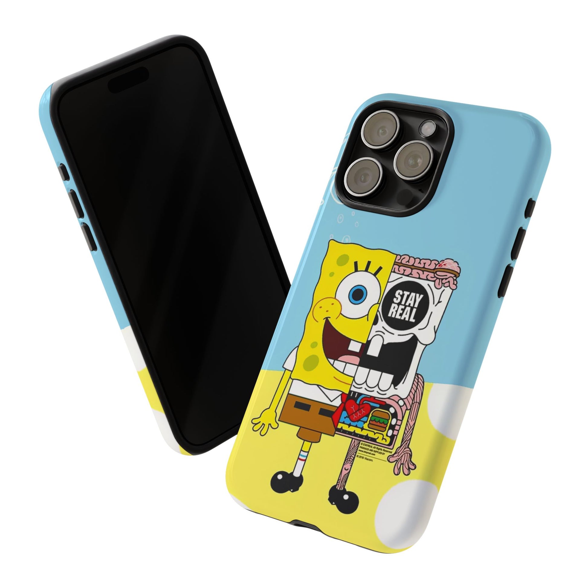 Stay Real Spongebob Tough iPhone Case for Lovers - Roe Creation