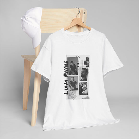Liam Payne Unisex Heavy Cotton Tee - Casual Music Fan T-Shirt