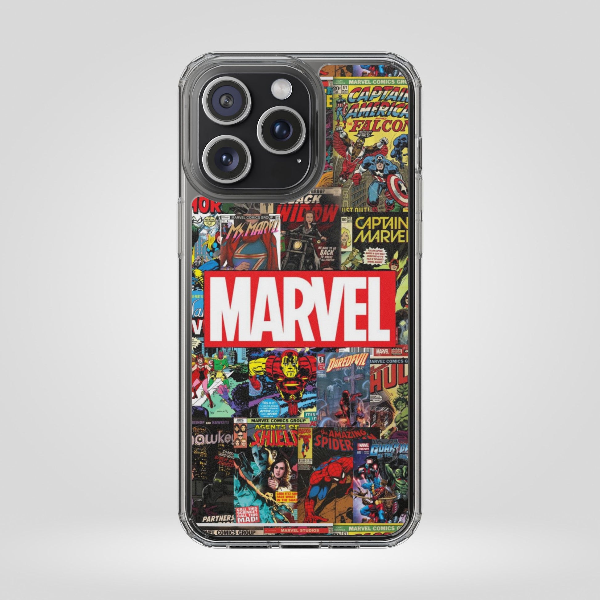 Marvel Comics Clear Phone Case - Stylish Protection for Superhero Fans - Roe Creation