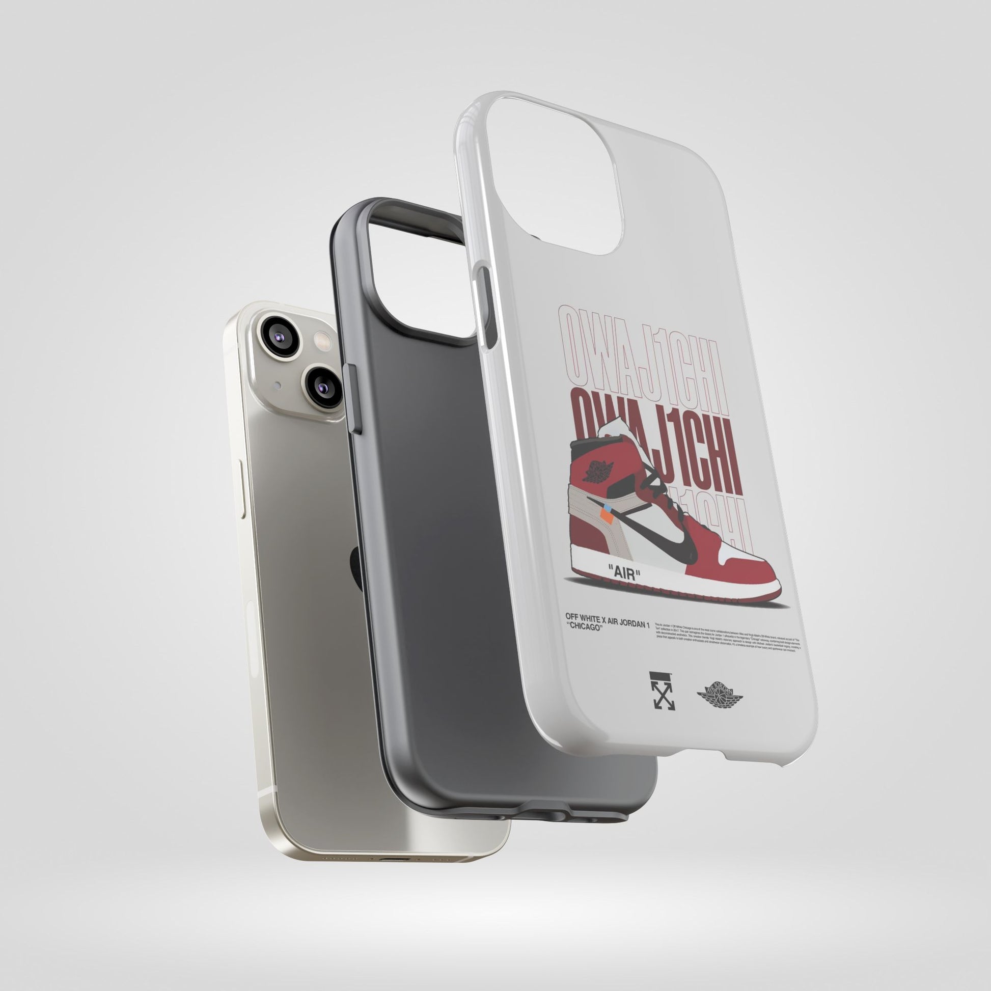 Stylish Tough iPhone Case with Air Jordan Design - Perfect for Sneakerheads - Roe Creation