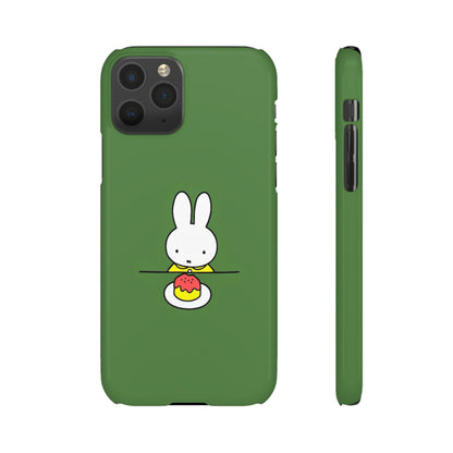 Miffy Phone Case, Snap Case, Green Miffy - iPhone, Samsung