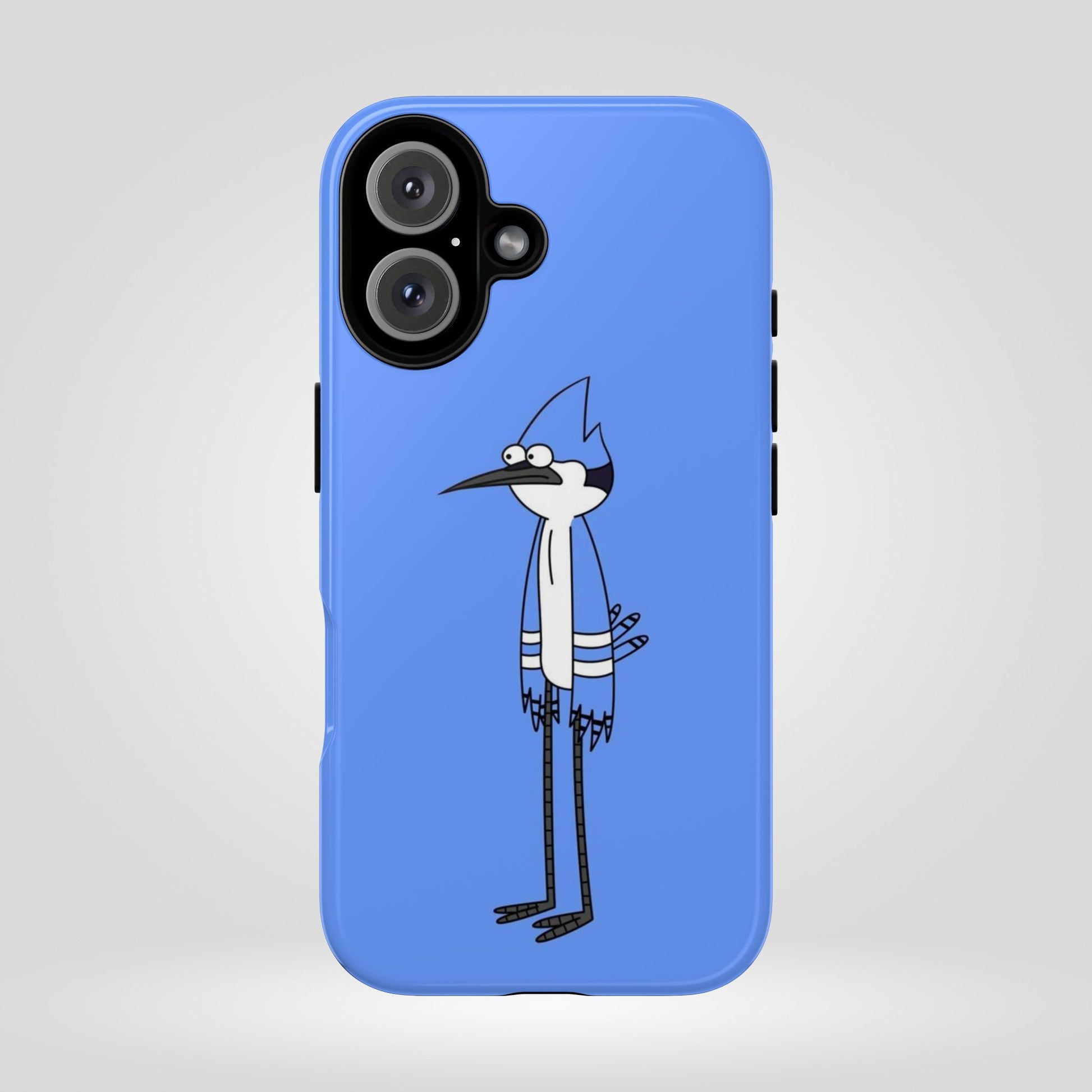 Regular Show Bold Blue Phone Case with Cartoon Design - Roe Creation