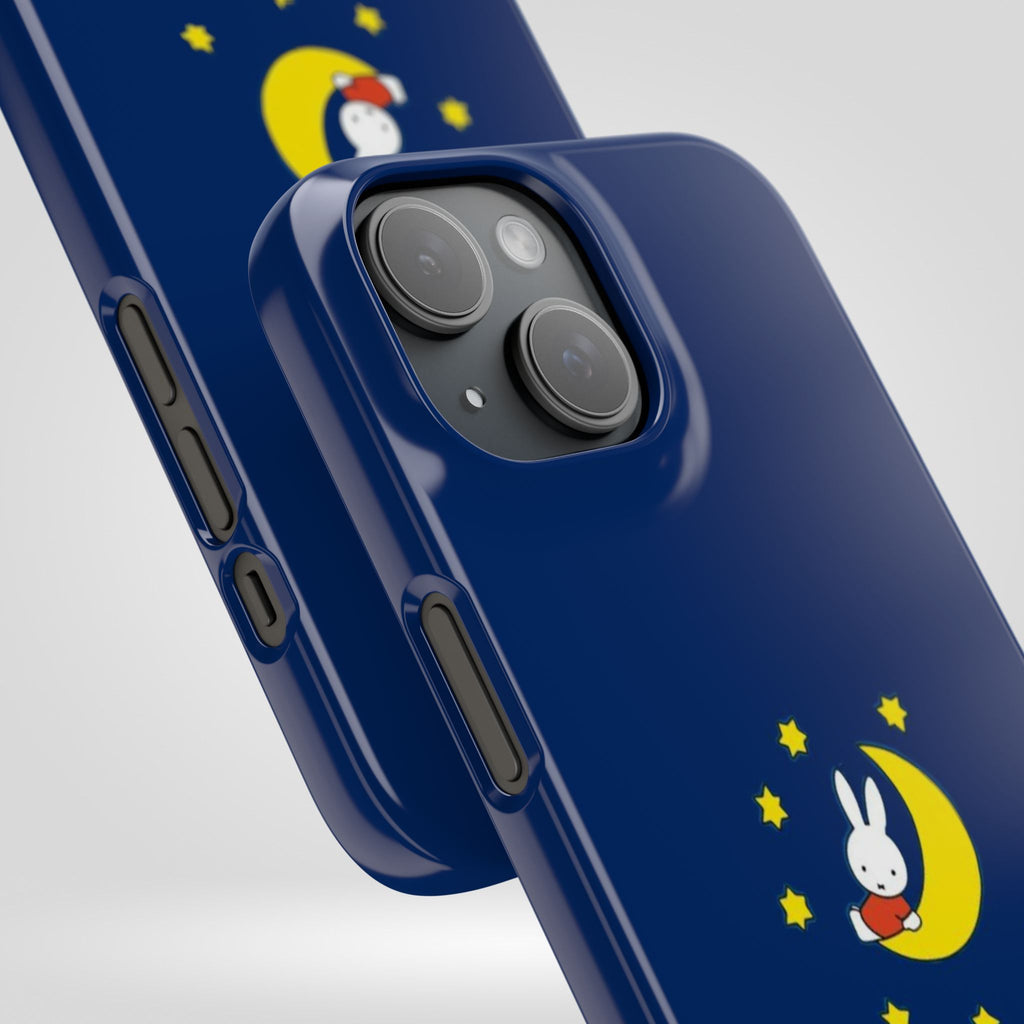 Miffy Phone Case, Moon Snap Case for Phone - Nighttime Design, iPhone, Samsung - Roe Creation
