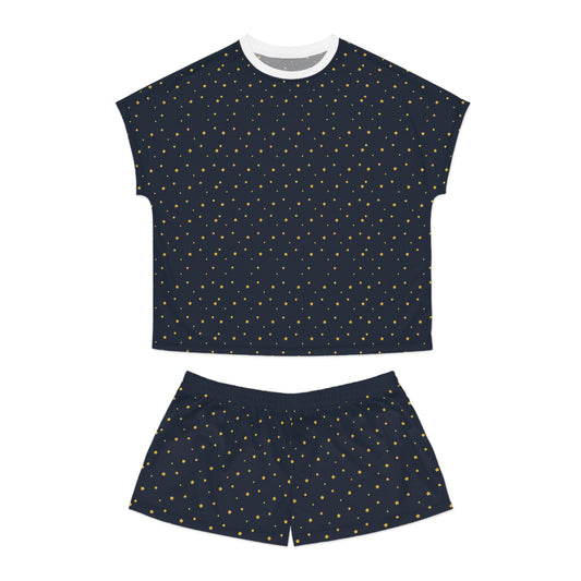 Cozy Women's Short Pajama Set - Starry Night, Sleepwear, Loungewear, Gift [...].