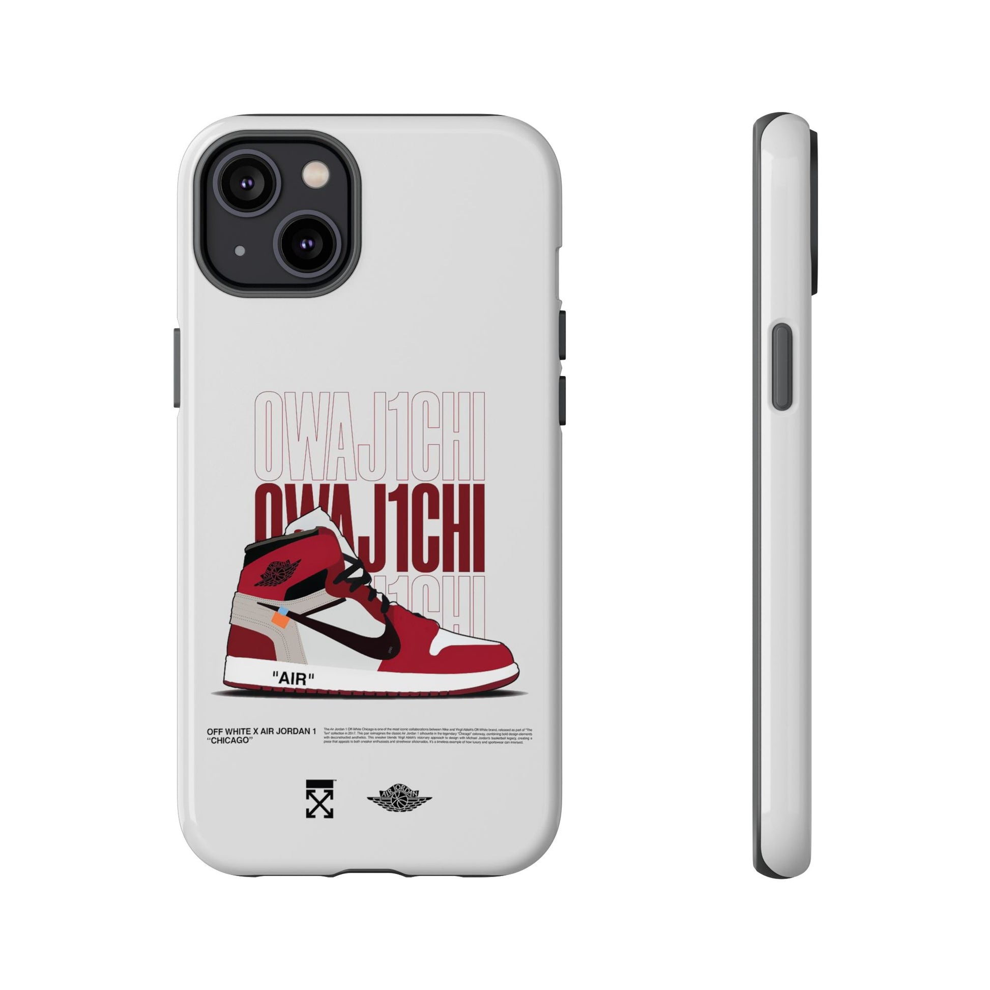 Stylish Tough iPhone Case with Air Jordan Design - Perfect for Sneakerheads - Roe Creation