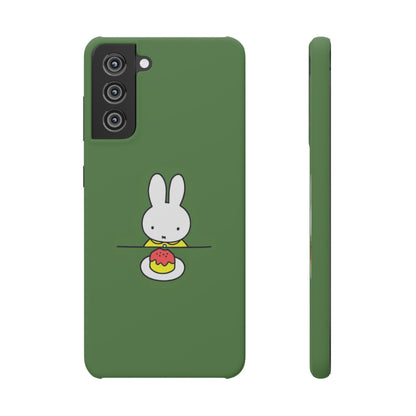 Miffy Phone Case, Snap Case, Green Miffy - iPhone, Samsung