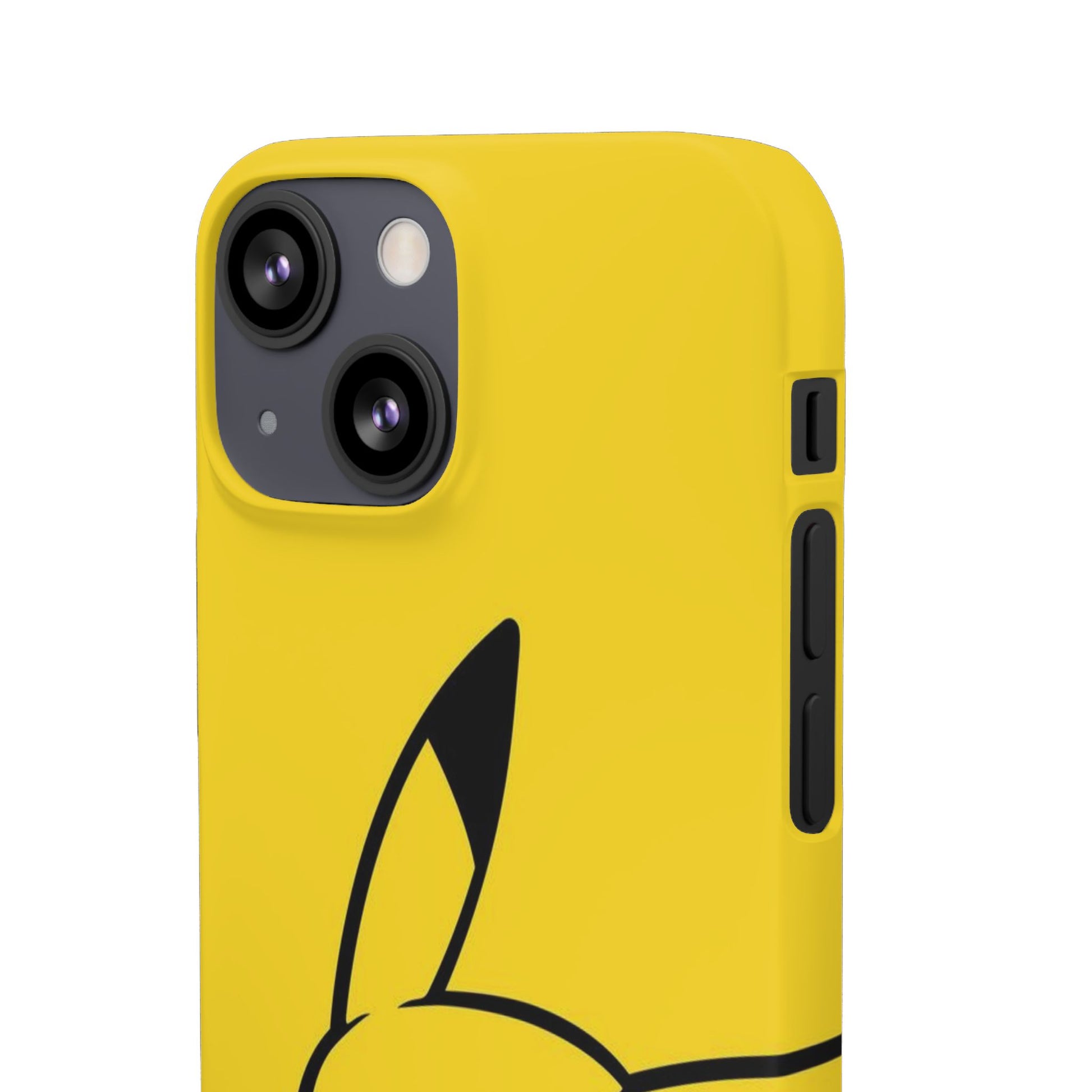 Pikachu Phone Case, Pokemon Phone Case, Snap Cases, Cartoon, Yellow, iPhone, Samsung - Roe Creation