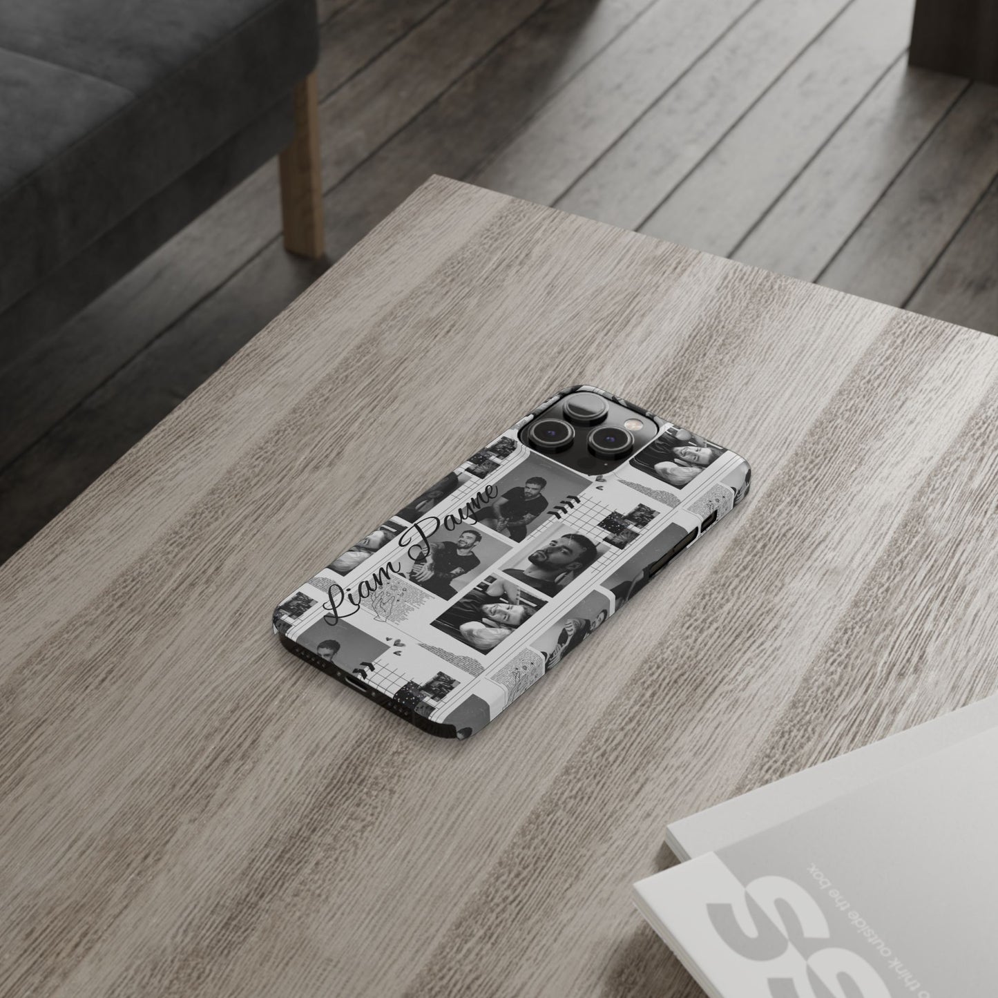 Liam Payne Slim Phone Case - Personalised Collage Design