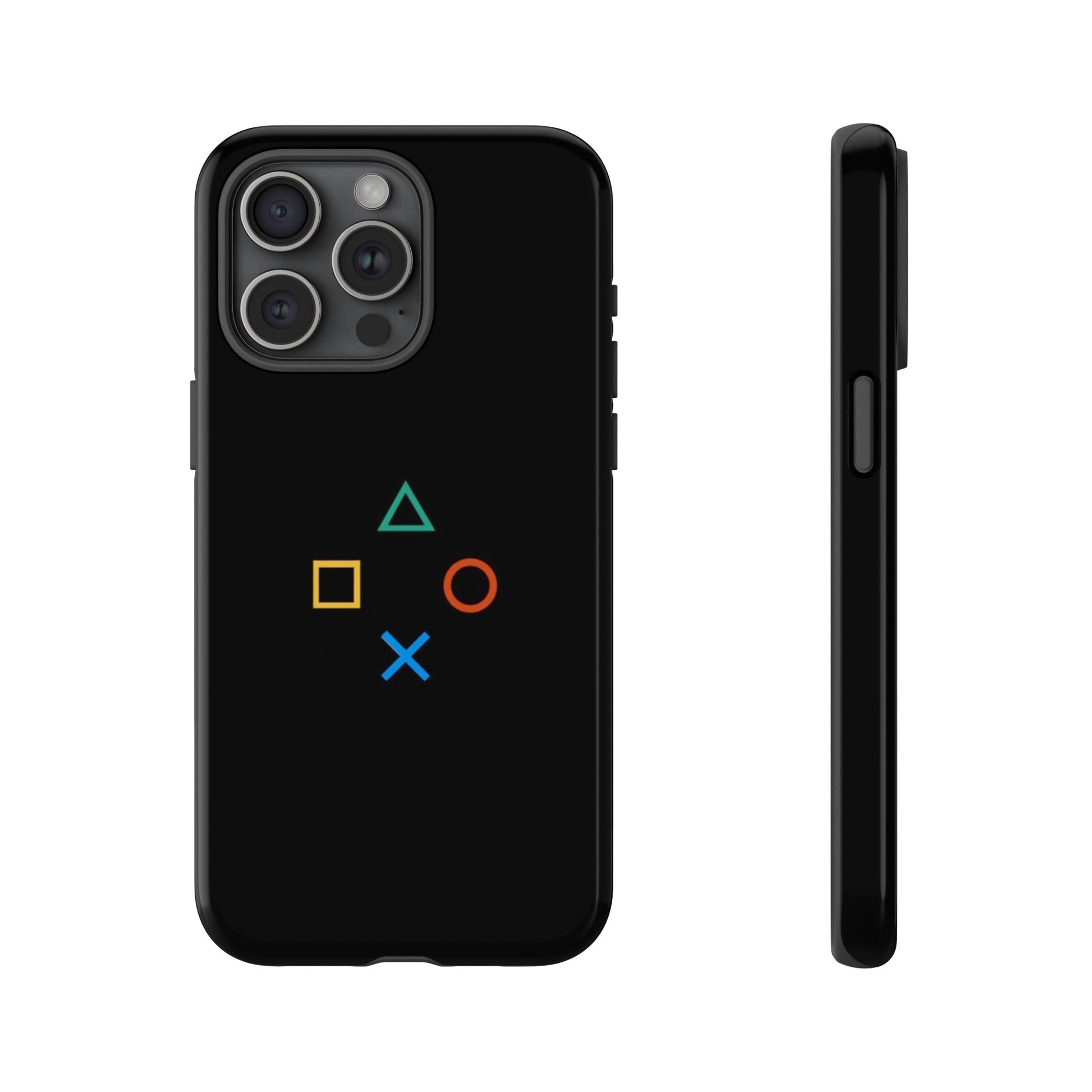PlayStation Symbol Minimal Tough Case for iPhone - Gamer Accessories - Roe Creation