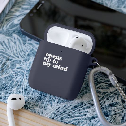 Stylish AirPods Case Cover - 'Opens Up to My Mind' - Roe Creation