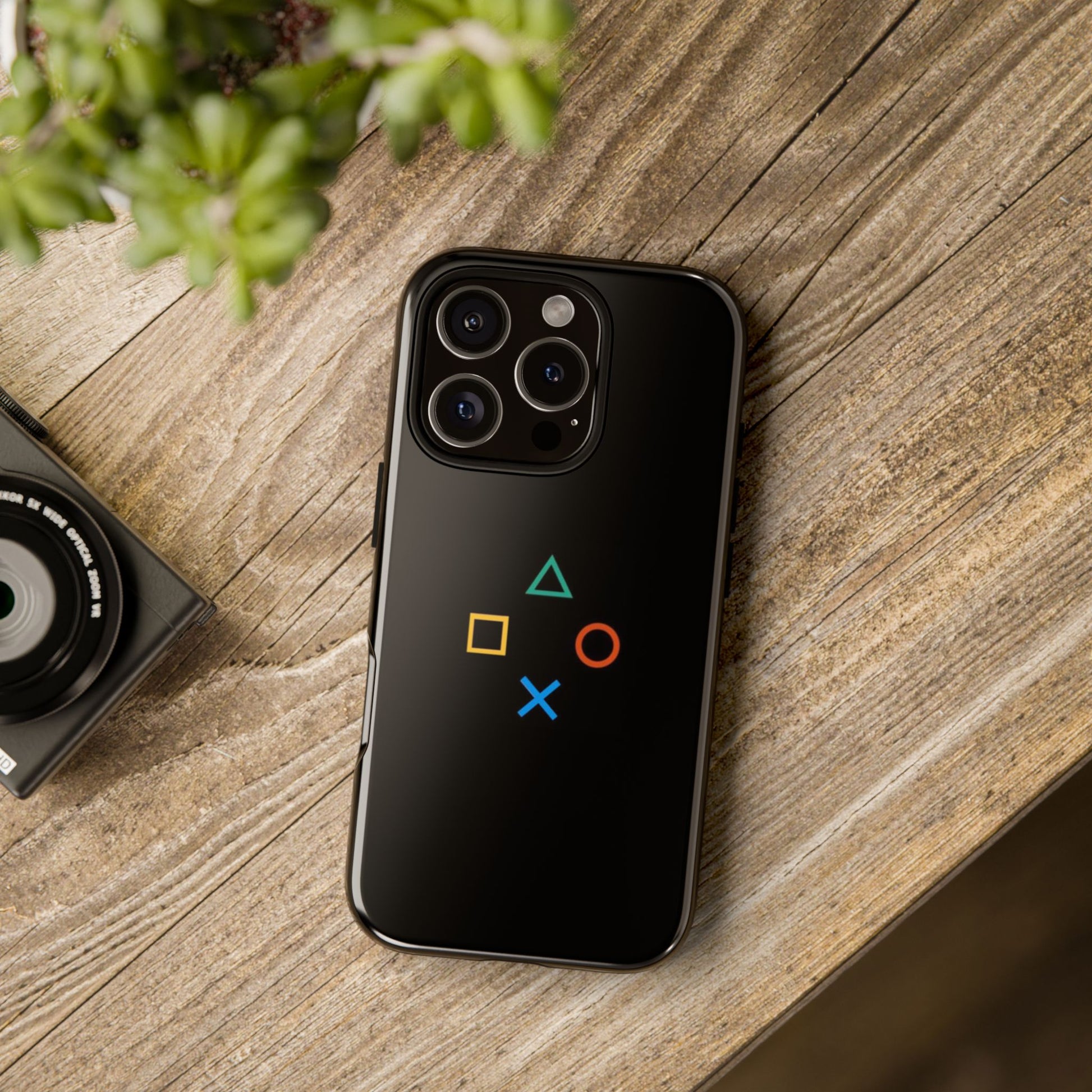 PlayStation Symbol Minimal Tough Case for iPhone - Gamer Accessories - Roe Creation