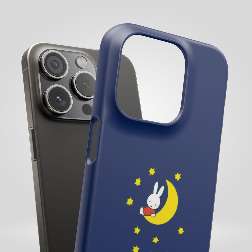 Miffy Phone Case, Moon Snap Case for Phone - Nighttime Design, iPhone, Samsung - Roe Creation