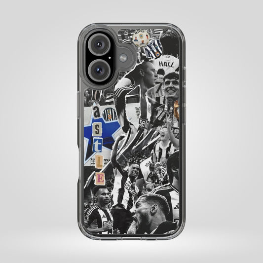 Newcastle United Clear iPhone Case - Fan Merchandise for Sports Enthusiasts