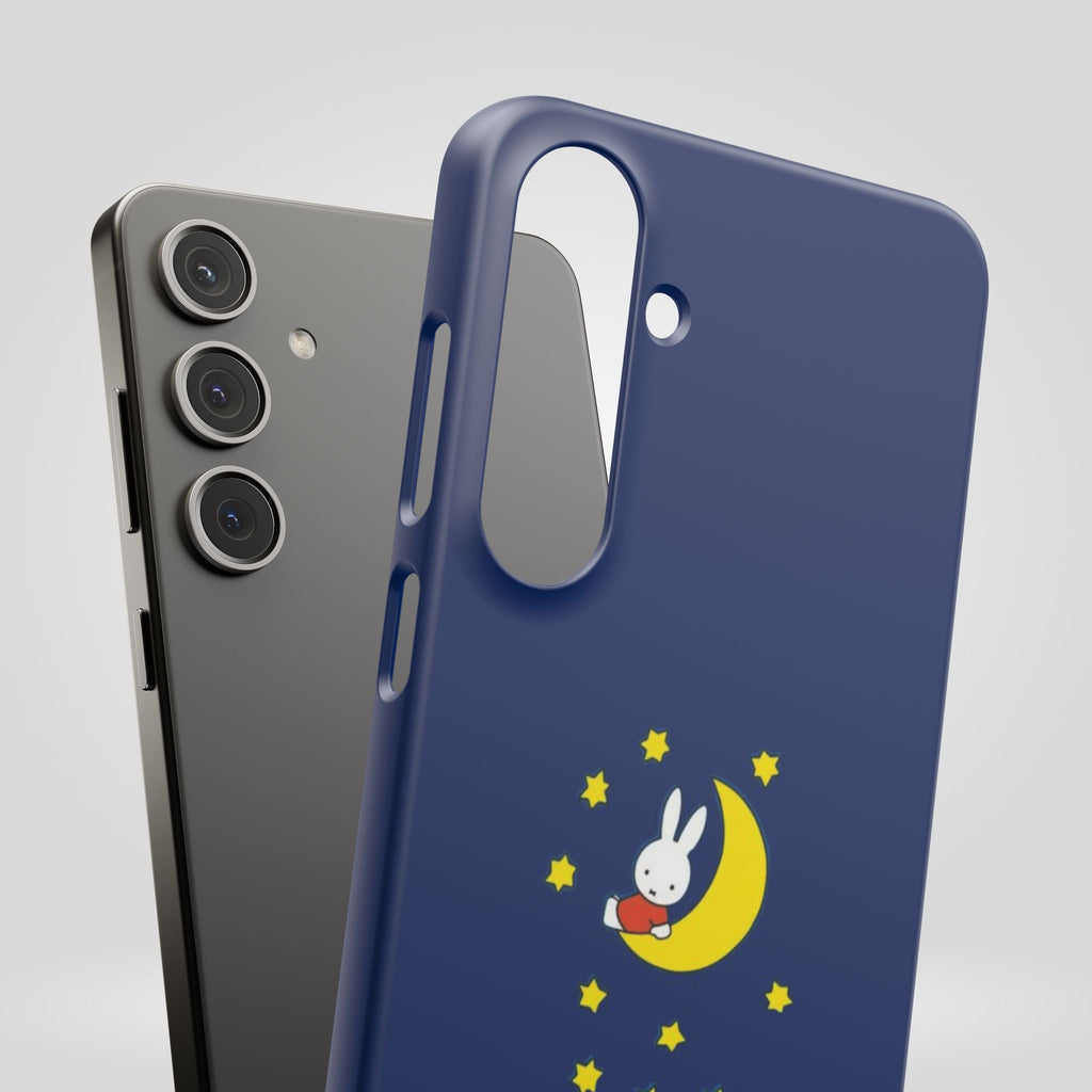 Miffy Phone Case, Moon Snap Case for Phone - Nighttime Design, iPhone, Samsung - Roe Creation