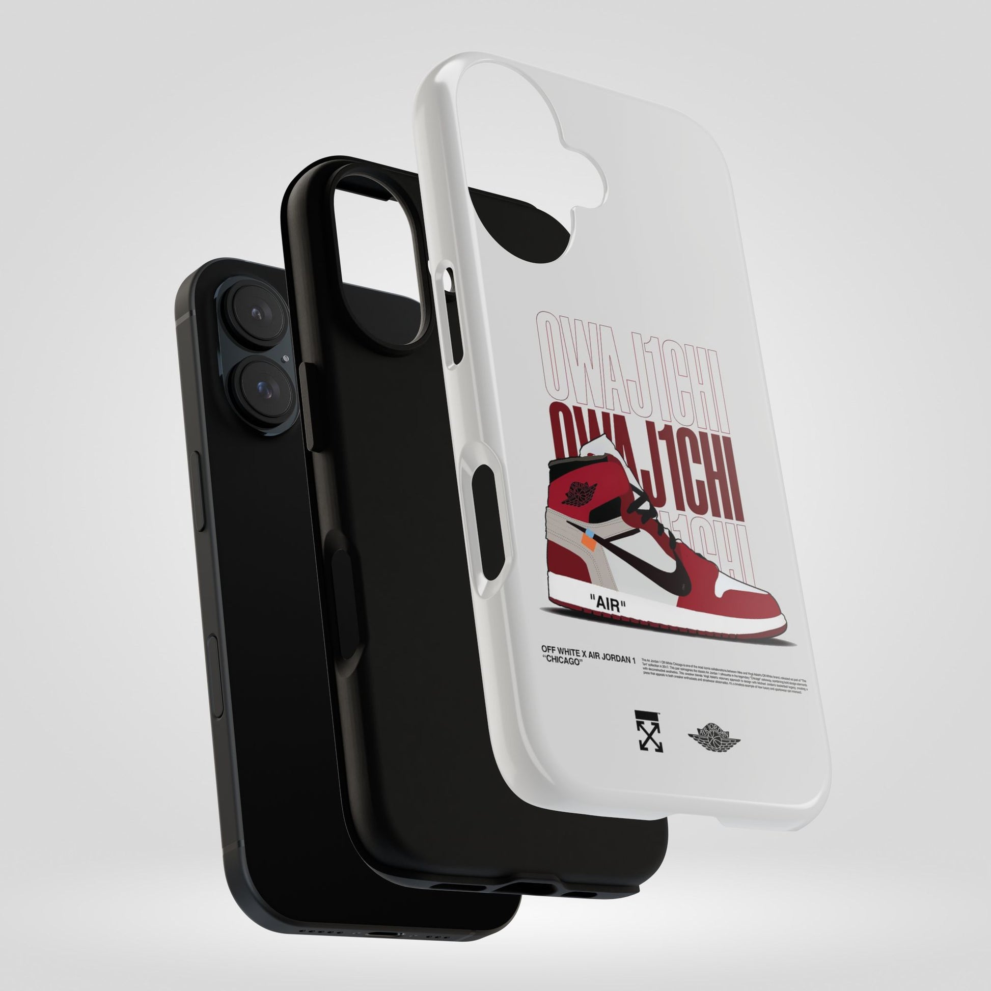 Stylish Tough iPhone Case with Air Jordan Design - Perfect for Sneakerheads - Roe Creation
