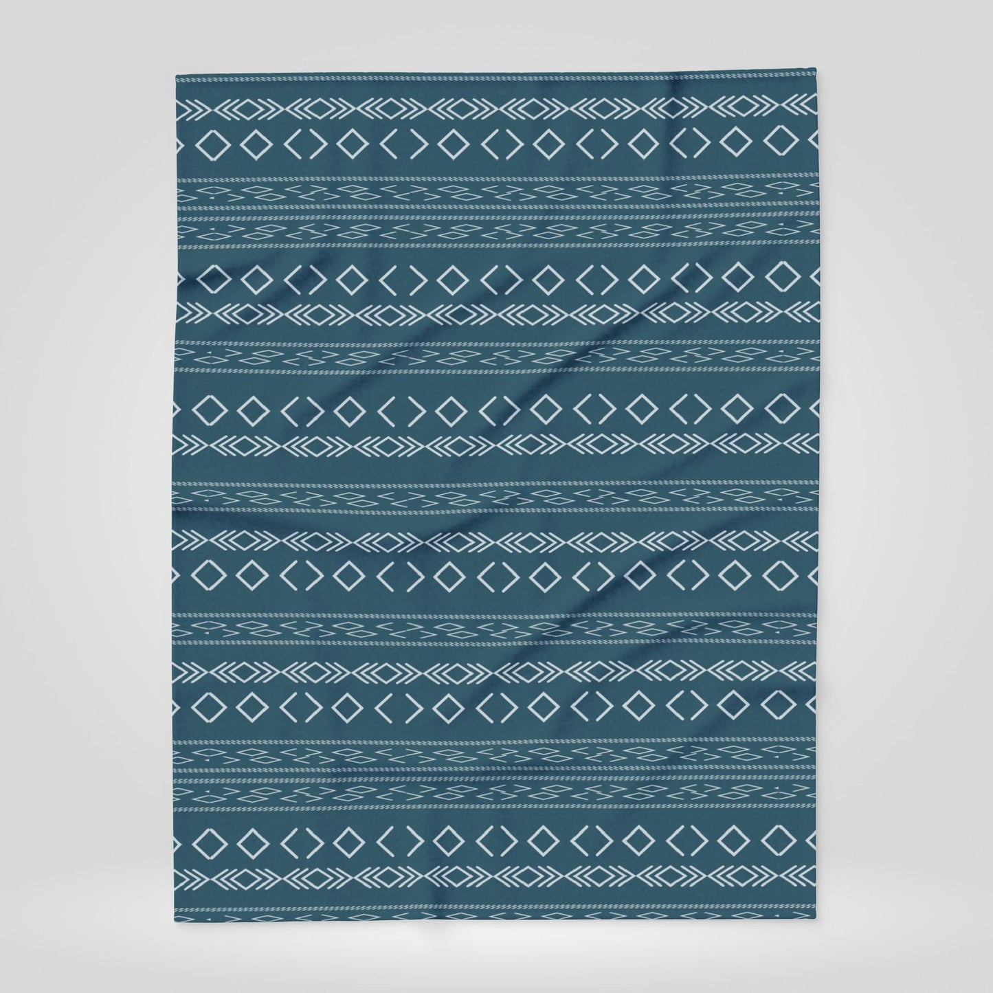 Boho Tribal Arctic Fleece Blanket - Stylish Winter Throw for Home Decor