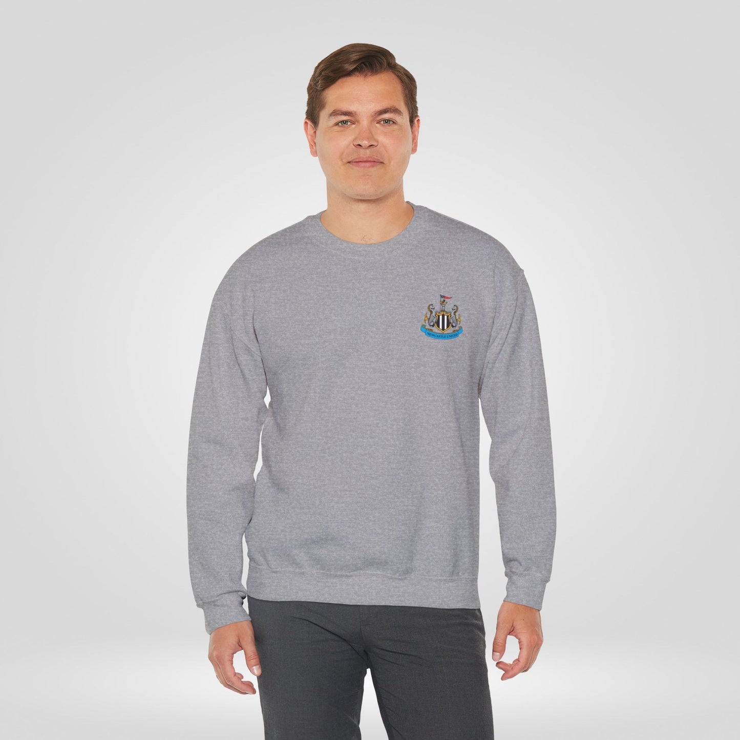 Newcastle United Logo Minimal Unisex Crewneck Sweatshirt - Roe Creation