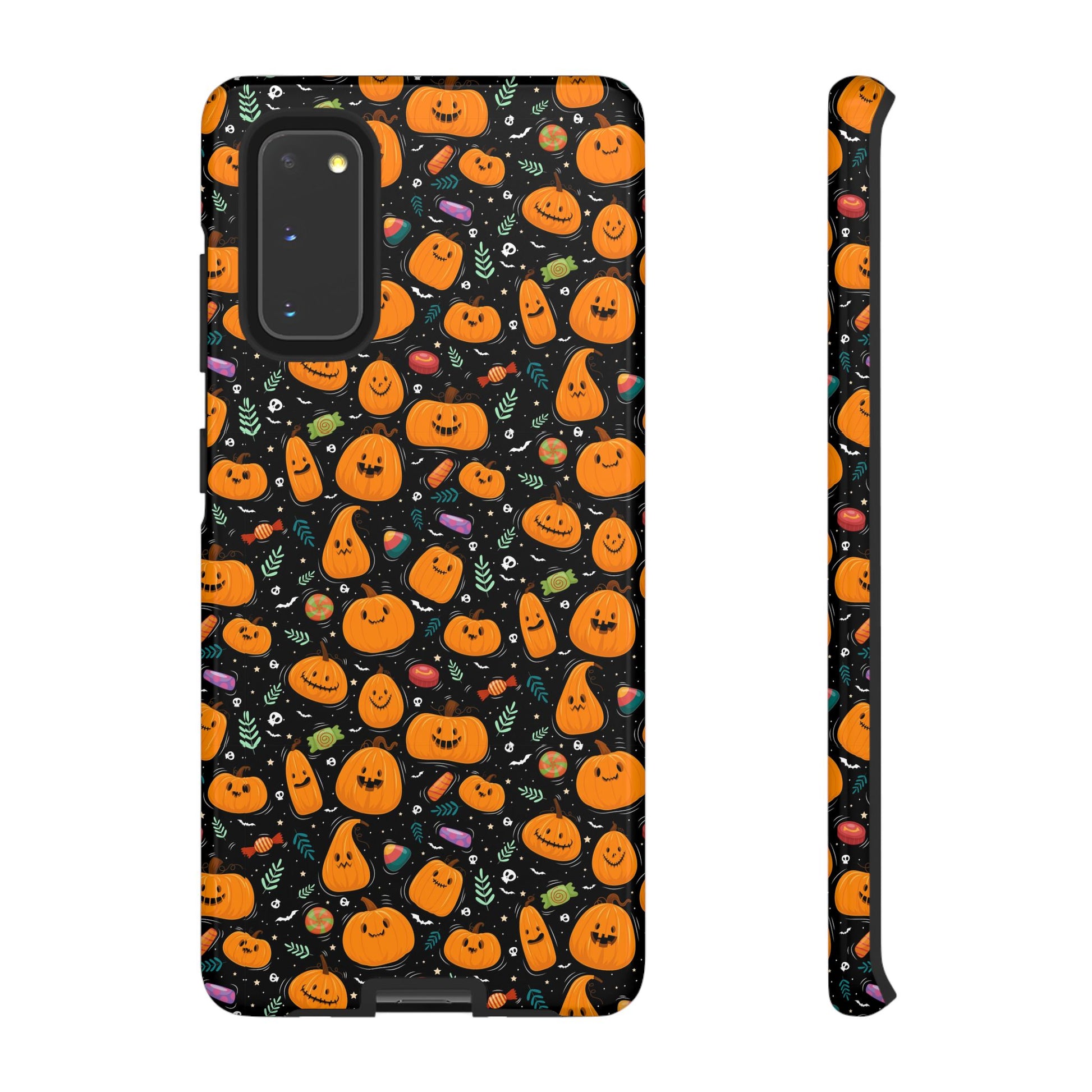 Halloween Phone Case for Gift, Pumpkin Pattern, iPhone & Samsung
