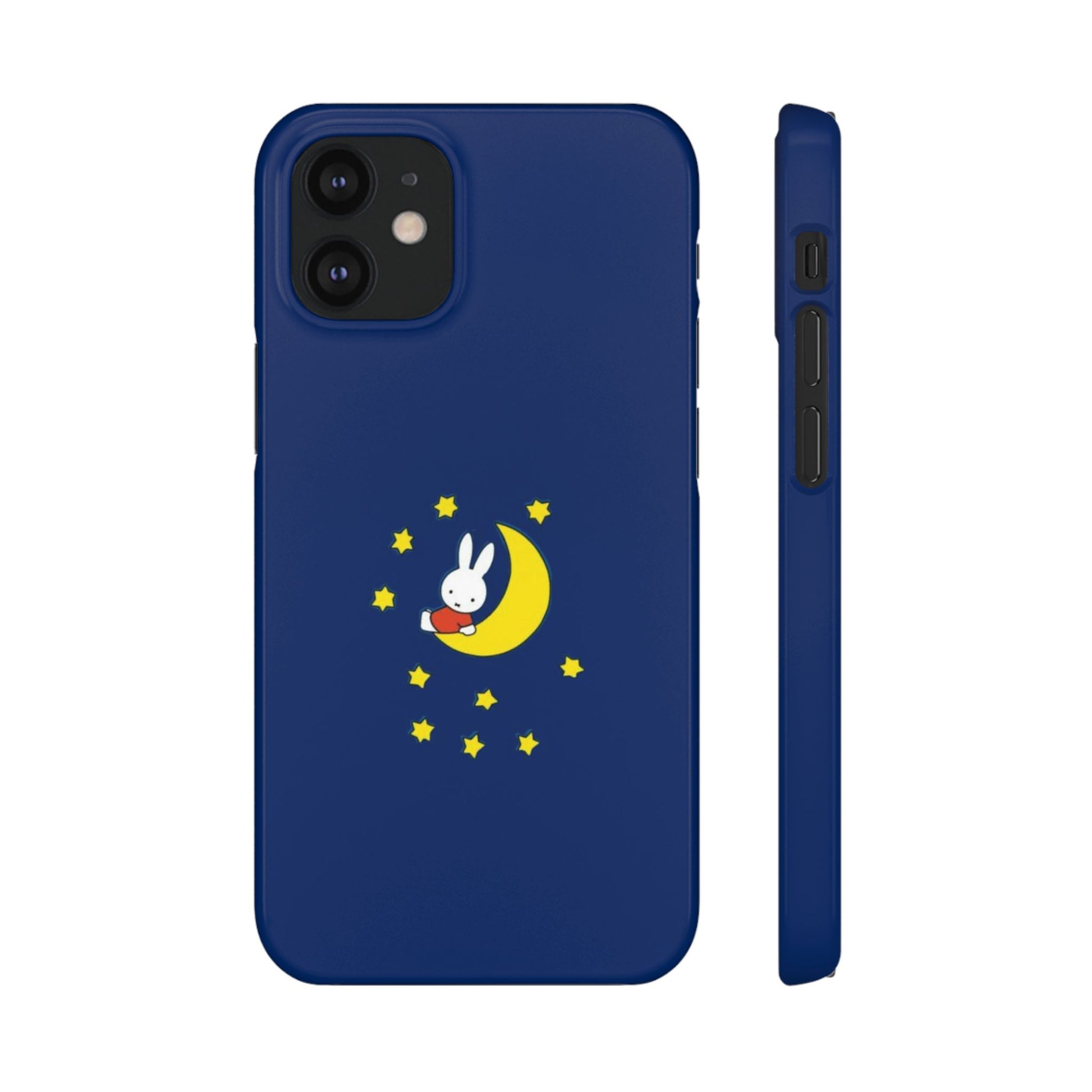 Miffy Phone Case, Moon Snap Case for Phone - Nighttime Design, iPhone, Samsung - Roe Creation