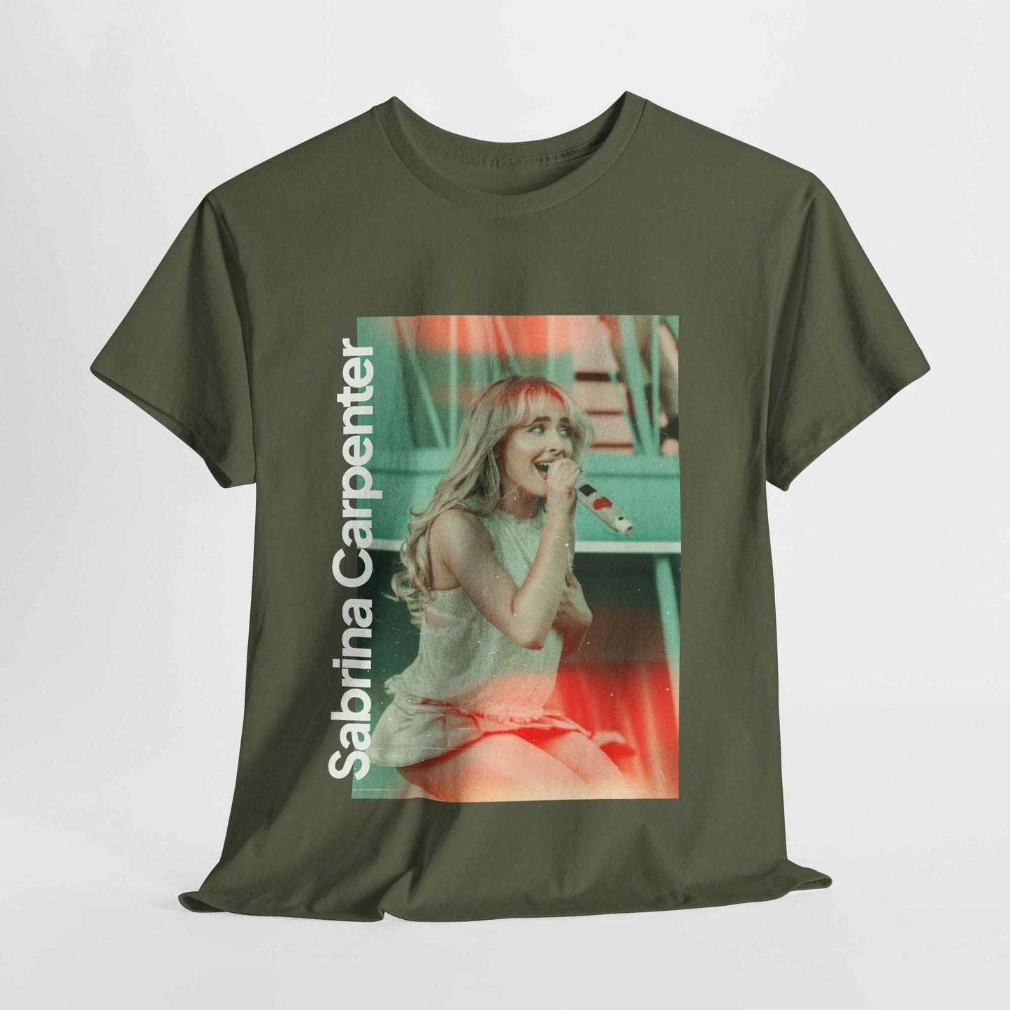 Sabrina Carpenter Unisex Heavy Cotton Tee - Music Lover's Essential