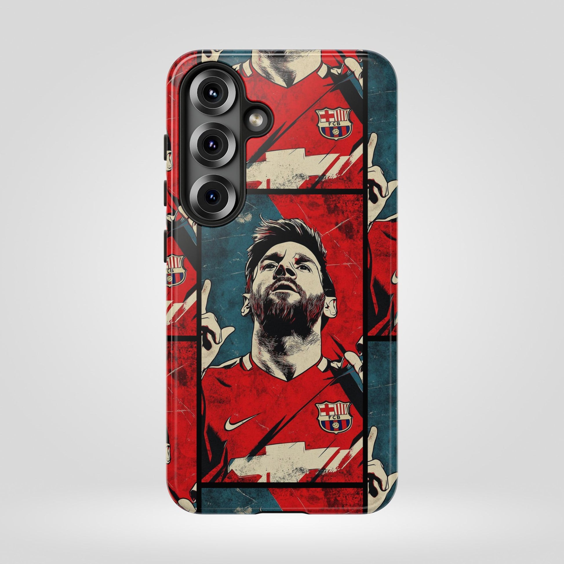 Lionel Messi Tough Phone Case - Messi Illustration for Fans - Roe Creation