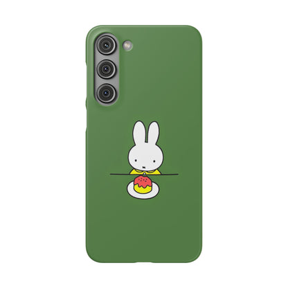 Miffy Phone Case, Snap Case, Green Miffy - iPhone, Samsung