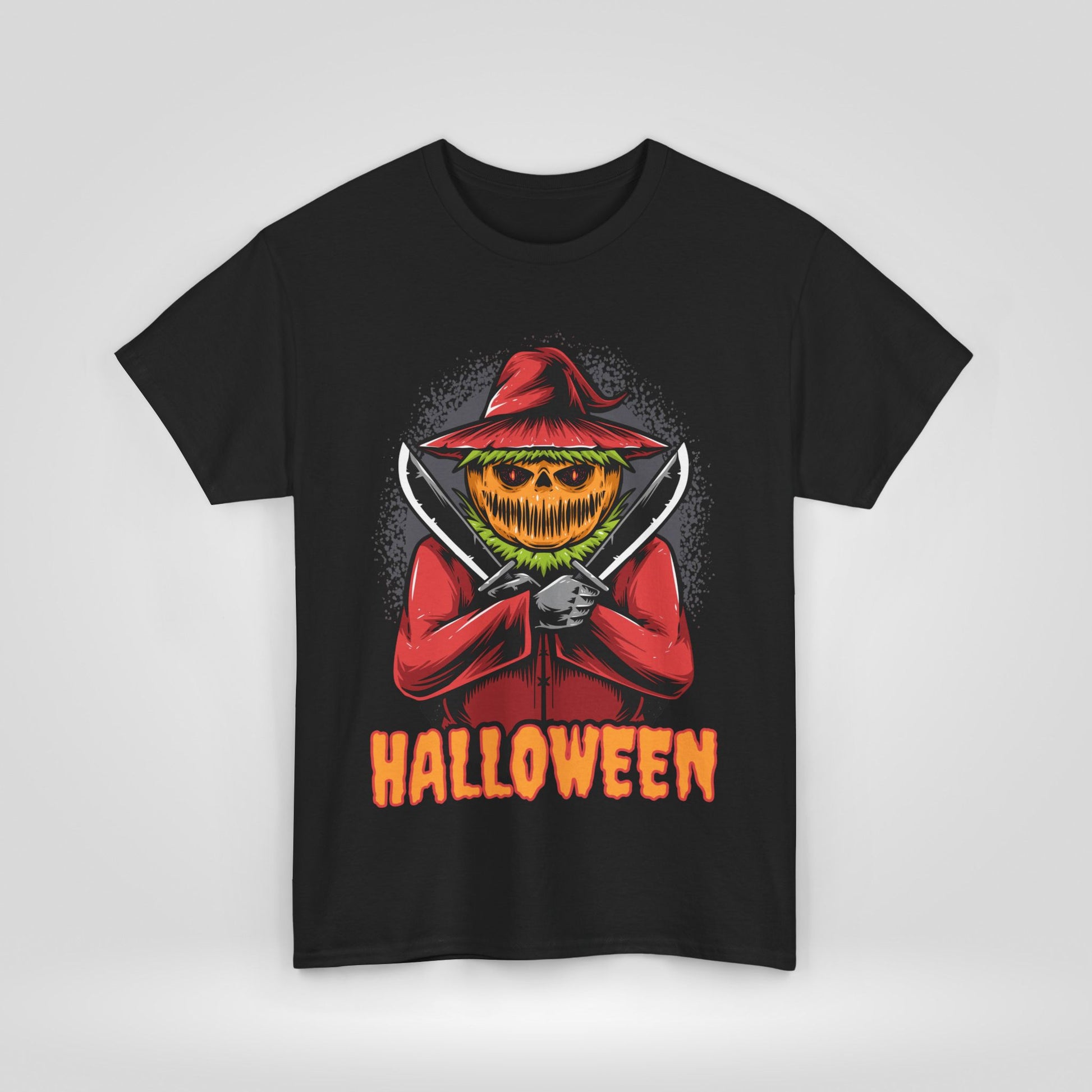 Halloween Pumpkin Unisex Cotton T-Shirt for Gift