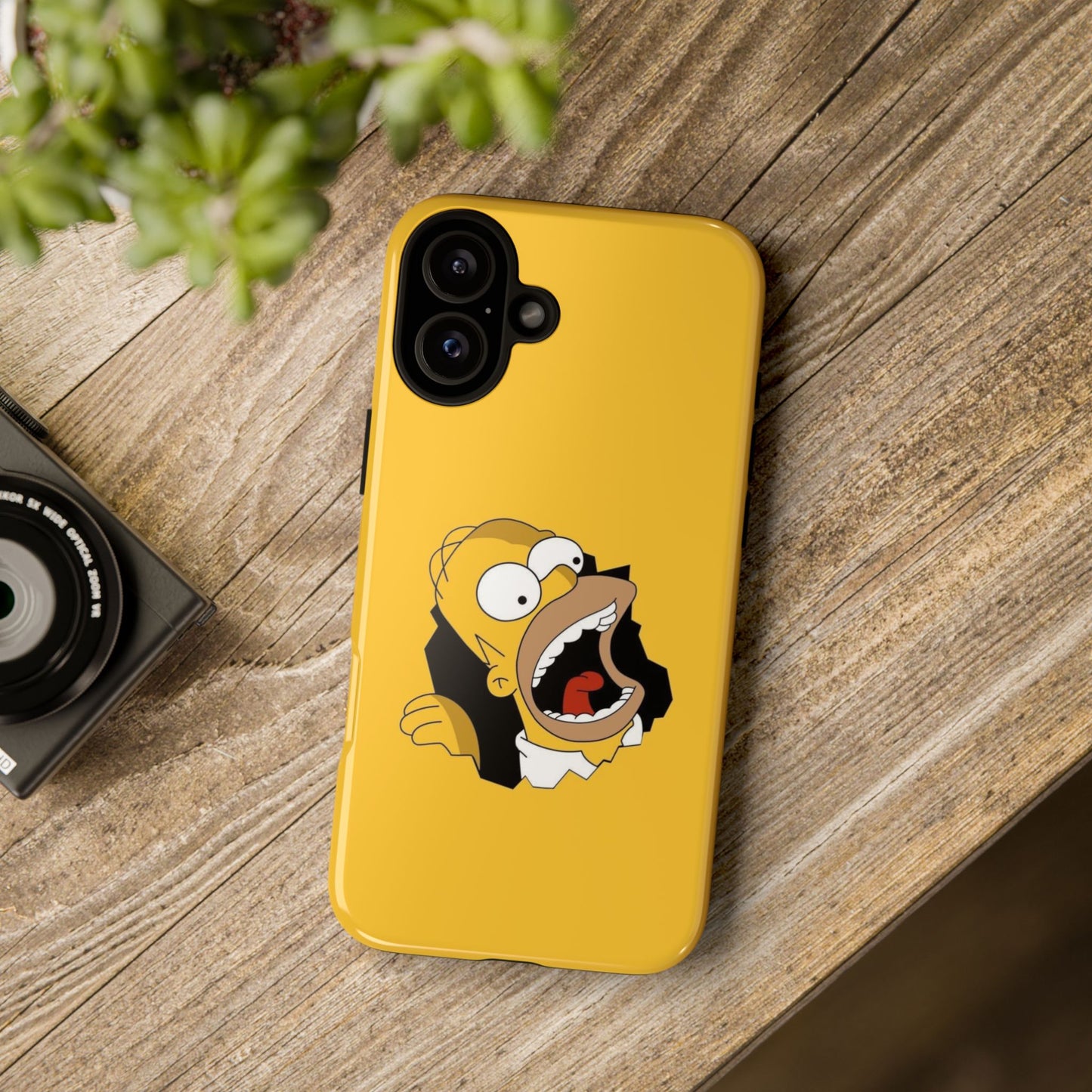 Homer Simpson Phone Case - Tough & Stylish Yellow Case for Fans